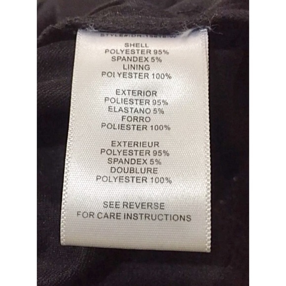 EN CREME Black Sequined Body-Con Dress Exposed Zip Y2K - Picture 7 of 7